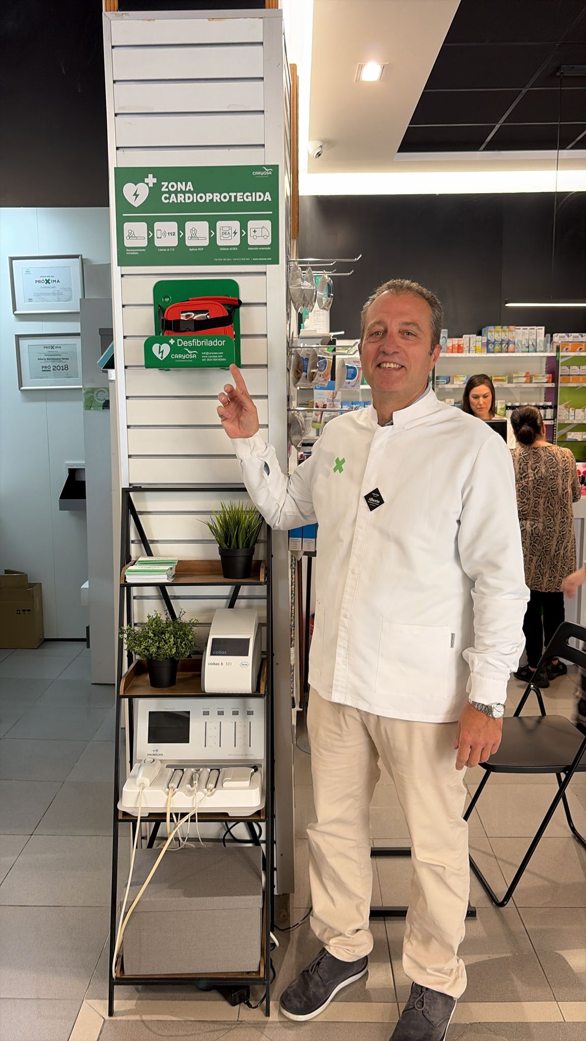 Cardioprotegida farmacia Nueva Málaga