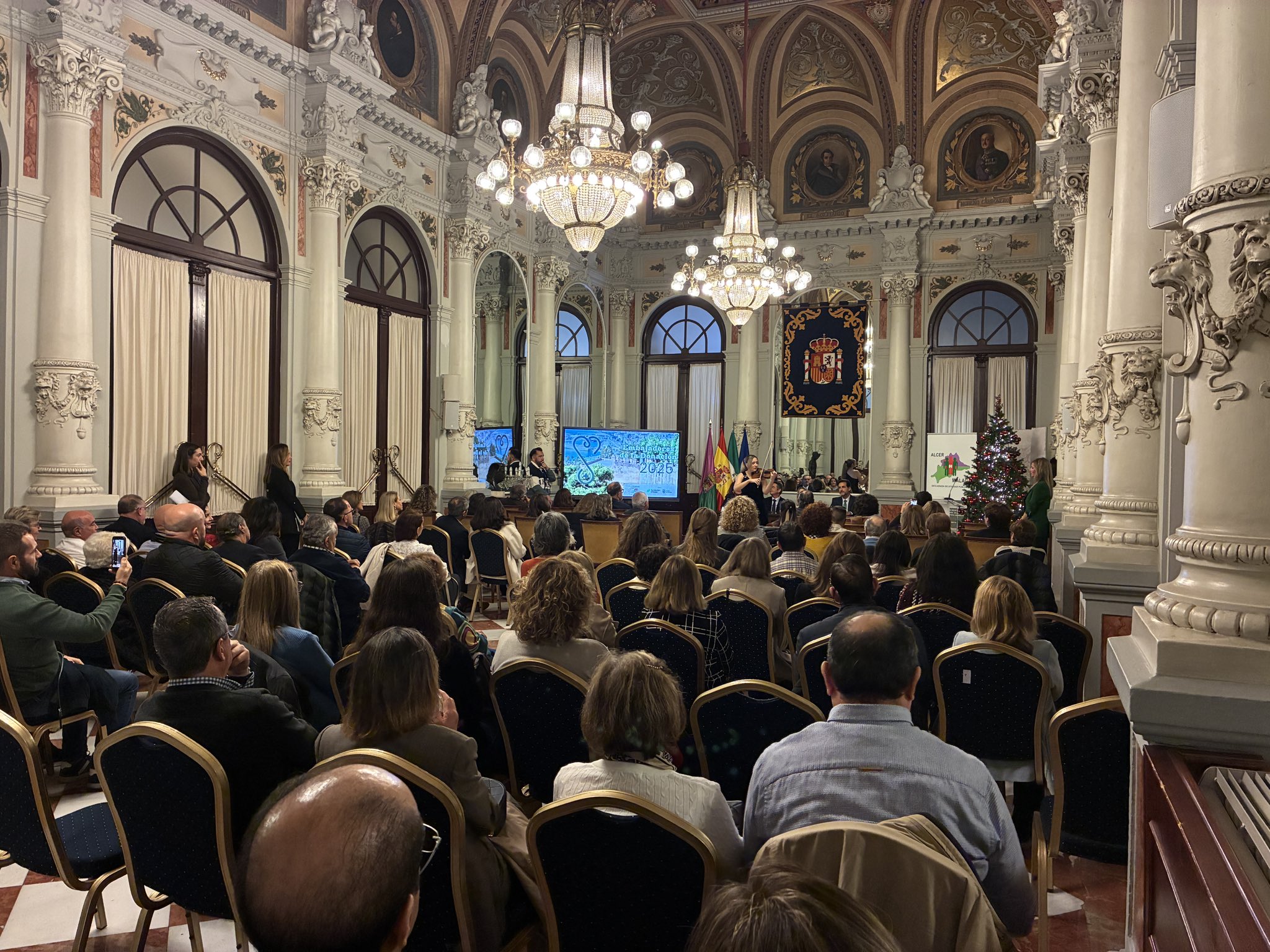 Premio Embajador de la Donación de ALCER Málaga 2025 salon de los espejos